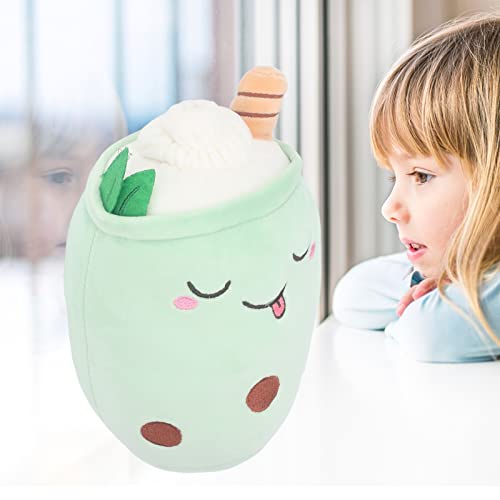 KWIBYBGS Eiscreme-Stoffpuppe, Eiscreme-Plüschtier, 24 cm, Süßes, Weiches Cartoon-Umarmungskissen, Stofftier Für Kinder Und Erwachsene von KWIBYBGS