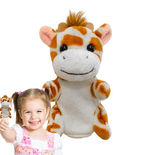 KWIBYBGS Handpuppen Plüschtier Spielzeug Puppen Pädagogische Tiere Kleinkind Puppen Fürsievolle Erzählung Und Rollenspiel/Giraffe/Refer To Descript von KWIBYBGS