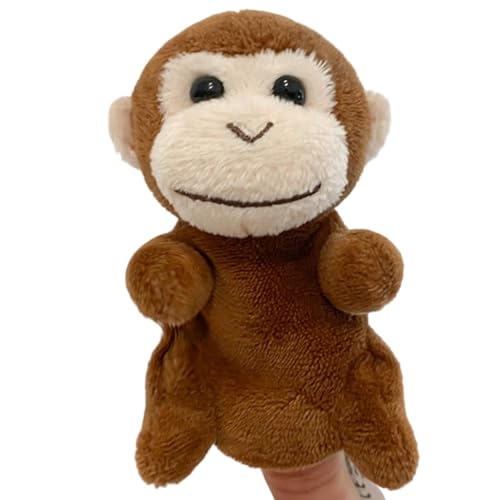 KWIBYBGS Handpuppen Plüschtier Spielzeug Puppen Pädagogische Tiere Kleinkind Puppen Fürsievolle Erzählung Und Rollenspiel/Monkey/Refer To Descript von KWIBYBGS