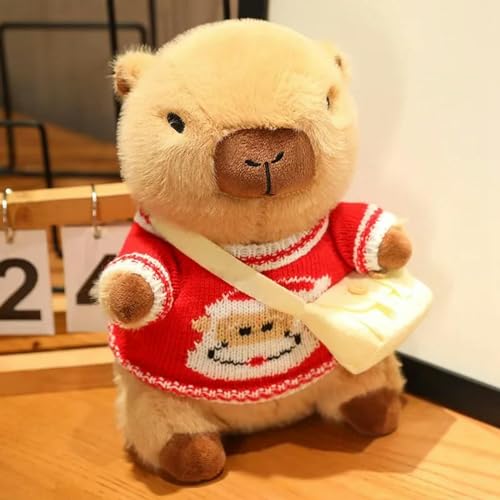 KWIBYBGS Süße Capybara-Puppe, Plüschtier, Kissen, Weiches Wohndekor, Puppe,Schenk Für Kinder, Mädchen,Burtstag/21/23Cm von KWIBYBGS