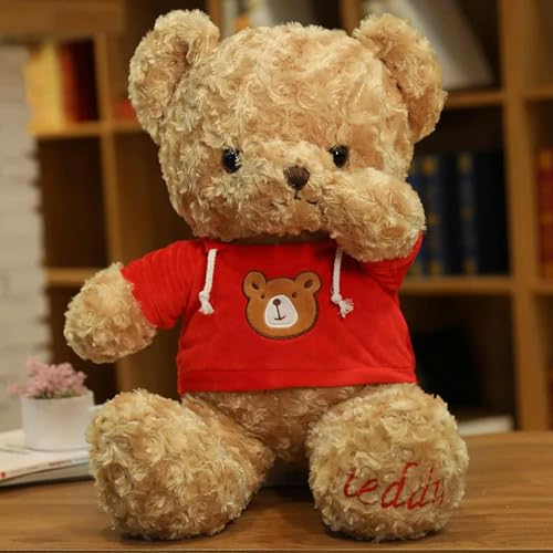 KWIBYBGS Teddybär Plüschtier Bär Plüschpuppe Plüschpuppe Stofftier Plüschtier Kissen Kindergeburtstagsgeschenk/32/80Cm von KWIBYBGS