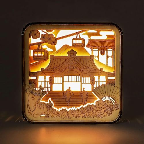 Holzpuzzles Nachttischlampe, 3D-Holzpuzzles für Erwachsene und Kinder, 3D-Puzzles mit Puzzles, Holzgebäude für Muster, von KWJNH