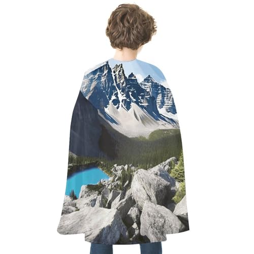 KWQDOZF Halloween Cape Berge Bedrucktes Wendecape Unisex Umhang Party Capes Halloween Weihnachtskostüm von KWQDOZF