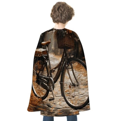 KWQDOZF Halloween Cape Fahrrad bedruckter Wendeumhang Unisex Umhang Party Capes Halloween Weihnachtskostüm von KWQDOZF