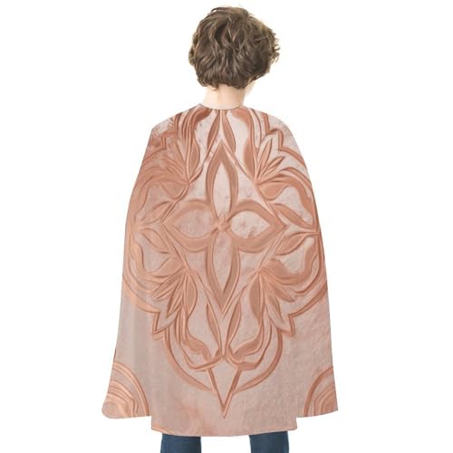 KWQDOZF Halloween Umhang Roségold Bedruckter Wendeumhang Unisex Umhang Party Capes Halloween Weihnachtskostüm von KWQDOZF