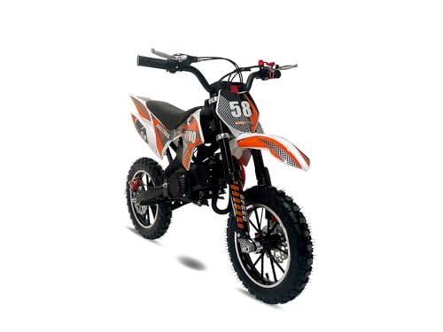 KXD 702 49ccm Dirt Bike Dirtbike CrossBike Enduro Dirtbike Pocket 49cc Pitbike PocketBike Motocross Motorrad Motorbike Motorsport Pocket Vollcross Crossbike OVP rot von KXD