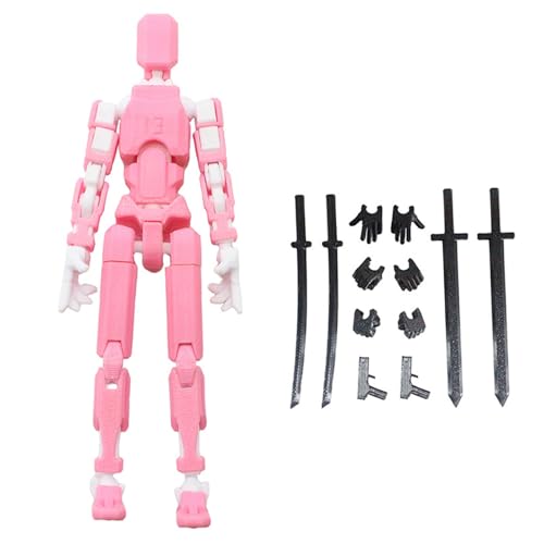 KYEQATY Aktionsfiguren mit Armen Mechanische Aktion Figure Modell DIY Poable Figure Dekorative Aktion Figure Körper für Tischplattenanzeige Style22 von KYEQATY