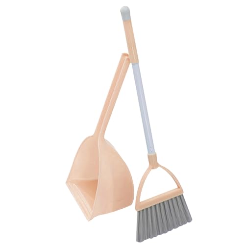 KYEQATY Kids Besen und Dustpan Set Housekeeping Kids Besen mit glattem Griff Mini exquisites Kleinkindbesen für Kindergarten Kinderspielzeug Spielzeug von KYEQATY