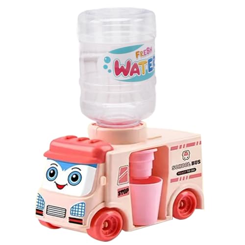 KYEQATY Kinder Wasserspender süßer Mini -Bus -Stil Wasserspender großer Kapazität Mini -Getränkespender Schulbus Trinkwasserbrunnen Modell Täuschung Spielzeuggeschenke von KYEQATY