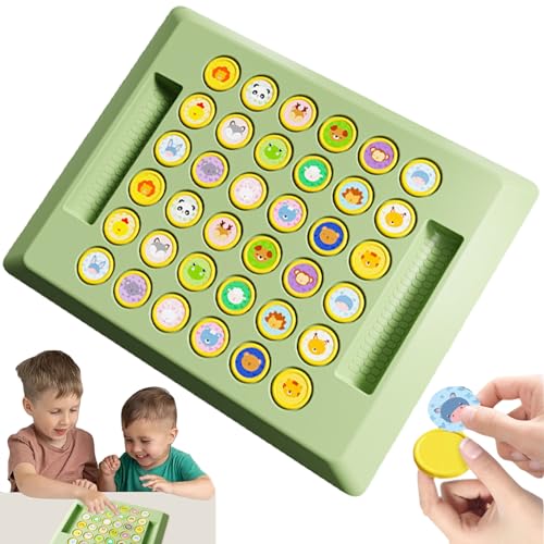 KYEQATY Kleinkind Matching Spiel Interactive Memory Game mit Selbstklebendem Animal Zeichnen Easy Matching Game für Kinder Logische Denken Kinder Soziale Fähigkeiten Entwicklung entwickeln von KYEQATY