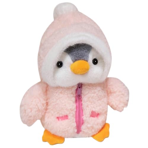 KYEQATY Penguin Plüsch niedliches Pinguin -Stofftier mit Hut und Kleidung kuschelige Weihnachtsgefüllte Tiere weiche Körper Pengy Pinguine für Home Weihnachtsfeier Winter Ornament Geschenkstil 1 von KYEQATY