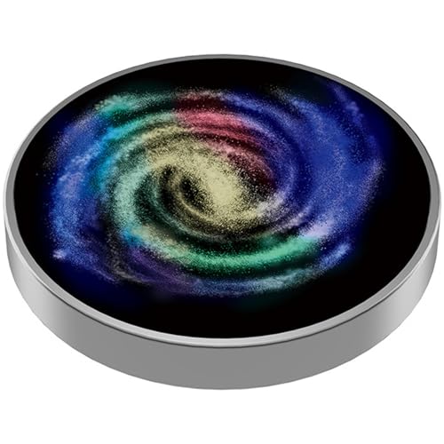 KYEQATY Spinning Top Starry Mini Luminous Edelstahl Stress Relief Spin Top polierte tragbare Spinnhöfe für Erwachsene Kinder Geschenkstil-2 von KYEQATY