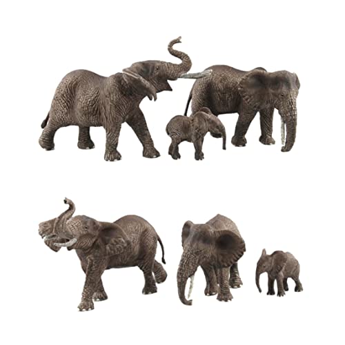 Tiere Models Spielzeug realistische Tierfigur Plastik Elefant Spielzeugsimulation Tiere Action Modell für Bildungsspielzeug Geburtstagsspiel Klassenzimmer Belohnungen 1Set Geschenk für Weihnachten von KYEQATY