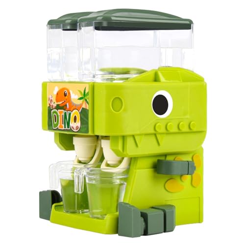 Wasserspender für Kinder Dinosaurierform Dual Outlet süßer Mini -Wasserspender mit Tassen Rotationsarm und Bein Dual -Wasser -Tank Kinder Wasserspender, grüne Kinder Kinder Spielzeug Spielzeug spie von KYEQATY