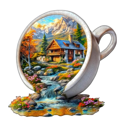 KaayeeWood Holzpuzzle Erwachsene,200 Teile Becher der Gelassenheit Holz Puzzle,Einzigartige Wooden Puzzle Mit Box Aus Holz Geburtstagsgeschenk für Erwachsene und Kinder KaayeeWood Holzpuzzle Erwachsene,200 Teile Becher der Gelassenheit Holz Puzzle,Einzigartige Wooden Puzzle Mit Box Aus Holz Geburtstagsgeschenk für Erwachsene und Kinder von KaayeeWood