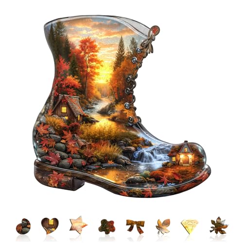 KaayeeWood Holzpuzzle Erwachsene,Herbst Haven,Einzigartige Wooden Puzzle Mit Geschenkbox,Geschenke für Kinder und Erwachsene160 Stück,29 * 28.4cm KaayeeWood Holzpuzzle Erwachsene,Herbst Haven,Einzigartige Wooden Puzzle Mit Geschenkbox,Geschenke für Kinder und Erwachsene160 Stück,29 * 28.4cm von KaayeeWood