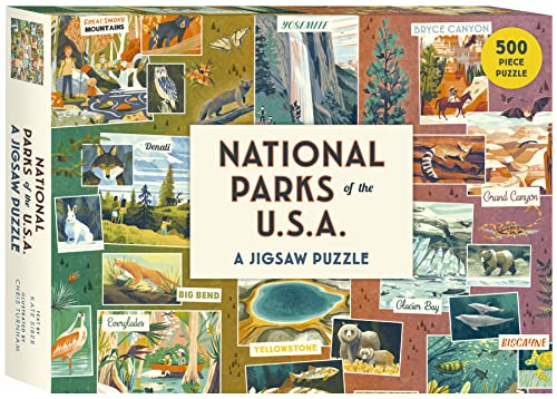 National Parks of The USA: A Jigsaw Puzzle, 500 Pieces von Kaddo