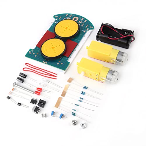 Kadimendium Smart Tracking Car DIY Zubehör-Kit Elektronisches Komponenten-Set Smart Robot Car Kit für Kinder DIY Electronics Education Competition von Kadimendium