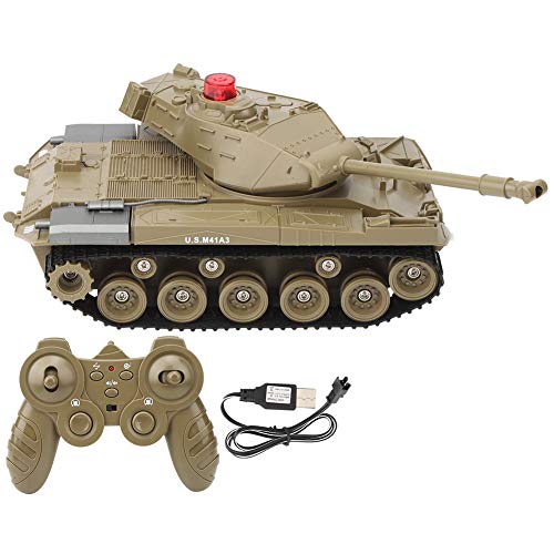 Kinder-RC-Panzer, RC-Panzer Langlebiges automatisches RC-Panzer-Spielzeug mit Vorwärts- und Rückwärtsfahrt für Modellspielzeug-Geschenk(Grün) von Kadimendium
