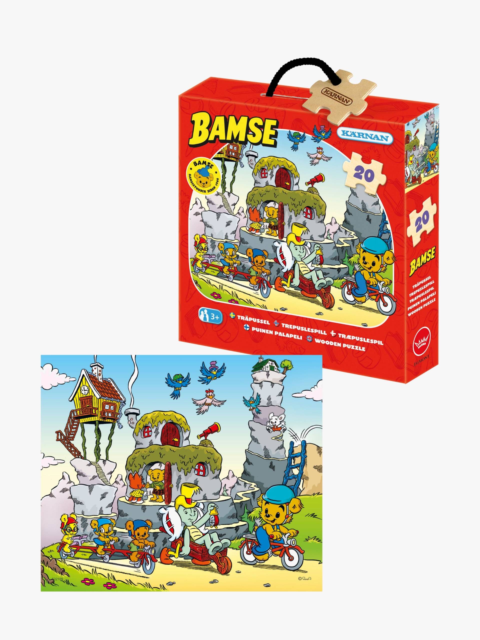 Egmont Kärnan Bamse Fahrräder Holzpuzzle 20 Teile Egmont Kärnan Bamse Fahrräder Holzpuzzle 20 Teile von Kärnan