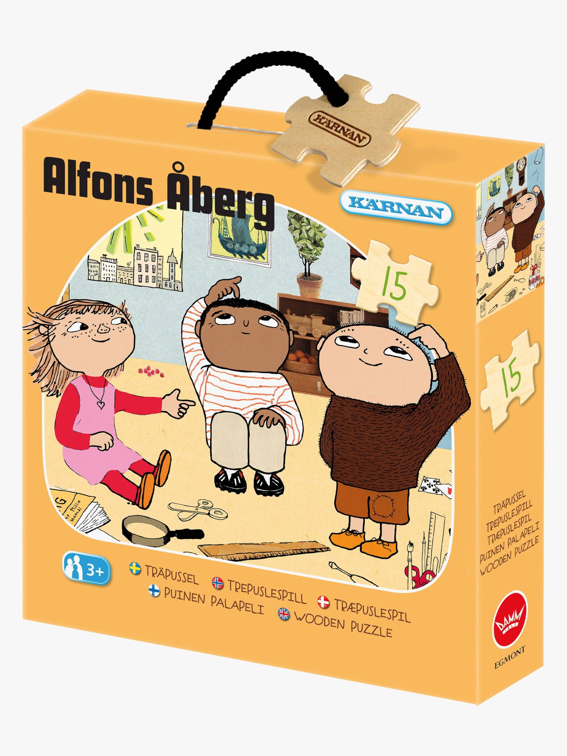 Kärnan Willi Wiberg Holzpuzzle, 15 Teile Kärnan Willi Wiberg Holzpuzzle, 15 Teile von Kärnan