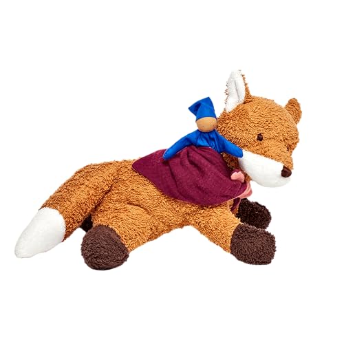 Käthe Kruse Finn Fuchs Liegend – Weiches Kuscheltier aus Baumwollfrottee, Oeko-TEX 100 Zertifiziert, Mit Mini-Püppchen, Für Kinder Ab 0 Monaten Käthe Kruse Finn Fuchs Liegend – Weiches Kuscheltier aus Baumwollfrottee, Oeko-TEX 100 Zertifiziert, Mit Mini-Püppchen, Für Kinder Ab 0 Monaten von Käthe Kruse