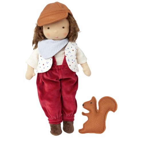 Käthe Kruse Waldorf Spielpuppe Toni – Handgefertigte Kreative Spielpuppe, Oeko-TEX Baumwolle, Bio-Schafschurwolle, Ideal Für Kinder Ab 3 Jahren, 38 cm Groß von Käthe Kruse