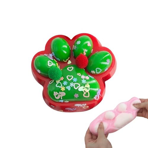 Squeeze Spielzeug Taba Squishy 10cm Katzenpfoten Quetschspielzeug, Cat Paw Anti Stress Ball, Lustig Sensory Toys, Quetschspielzeug Riesiges Katzenpfoten Spielzeug zum Stressabbau (Stil F) von Kaezuy