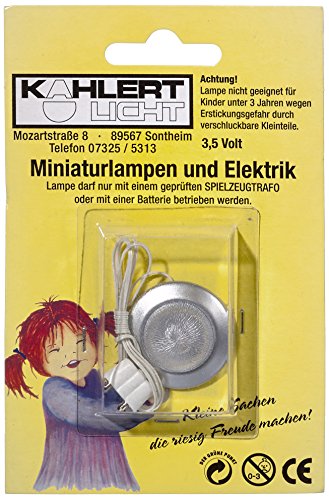 Kahlert Licht 10348 Puppenhauszubehör, mattsilber, transparent von Kahlert Licht