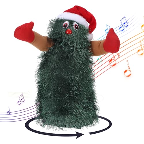 Kairey Elektrischer Weihnachtsbaum Puppe Singender Tanzender Weihnachtsbaum Animierte Weihnachtsdekorationen Xmas Home Dekoration Baum Ornament Kinder von Kairey