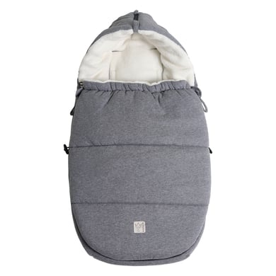 Kaiser Winter Babyschalen Fußsack JERSEY HOOD dark grey von Kaiser