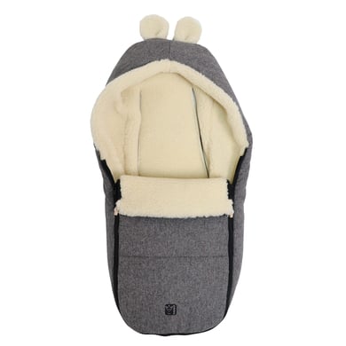 Kaiser Winterfußsack HOODY MAUS WOOL sleet grey von Kaiser