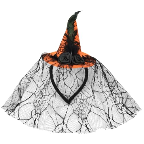 Kaiser24 Hexenhut Haareif orange Halloween Hexe Karneval Zauberin von Kaiser24