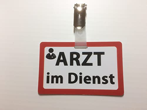 KaiserstuhlCard Magnete Anhänger Schild Arzt im Dienst Karneval Fasching Junggesellenabschied Party Gimmick Doktor Zubehör von COXZD