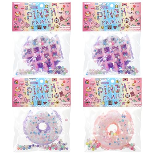 Kaisibum 4 Stück Squeeze Toy Set, 2 Donut 2 Waffel Deko Sensorische Fidget Toys mit Zubehör Widerstand für Angstabbau Kinder Erwachsene Kaisibum 4 Stück Squeeze Toy Set, 2 Donut 2 Waffel Deko Sensorische Fidget Toys mit Zubehör Widerstand für Angstabbau Kinder Erwachsene von Kaisibum