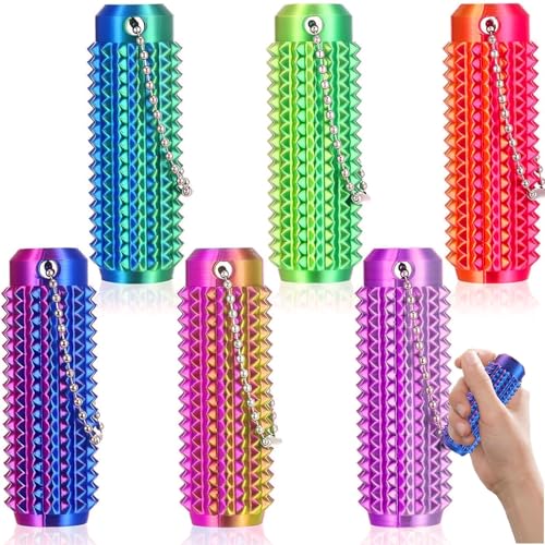 6 Stücke Little Ouchies Pain Fidget,Spiky Grippie Stim Keychain,Sensorik Spielzeug für Erwachsene,Pain stim Fidget, Pocket Mini Fidgets Toy für Stressabbau und Fokus 6 Stücke Little Ouchies Pain Fidget,Spiky Grippie Stim Keychain,Sensorik Spielzeug für Erwachsene,Pain stim Fidget, Pocket Mini Fidgets Toy für Stressabbau und Fokus von Kaisibum