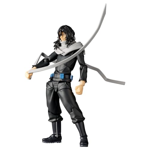 Kaiyodo Revoltech Amazing Yamaguchi My Hero Academia Shota Aizawa, Gesamthöhe ca.6,3 Zoll (160 mm), nicht skalierbar, PVC & ABS, bemalte Actionfigur von Kaiyodo