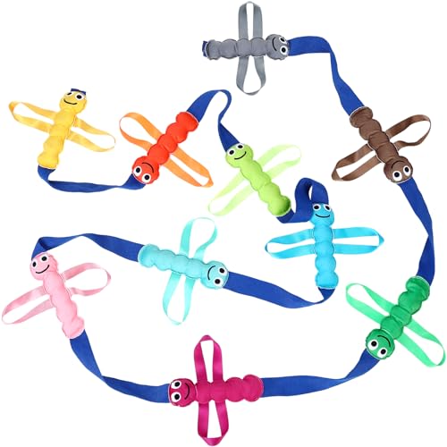 Kajaia Little Bug Walking Rope Walking Rope for Kids Classroom Supplies Preschool Walking Rope with Handles Fits up to 20 Children for Toddlers Kids Daycare Preschool Walk Guides von Kajaia