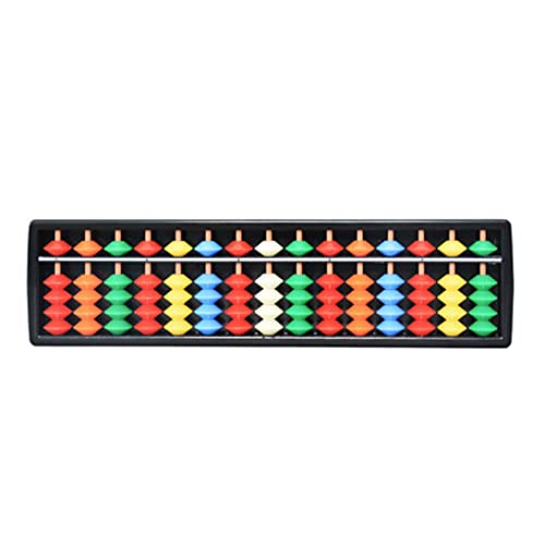 Abacus Chinese 15 -stellige Abacus Mathematical Soroban Children's Mathematikberechnungsinstrument für Kinder berechnen und arithmetische mathematische Bildung, Multicolour Classic Abacus von Kalastussaari