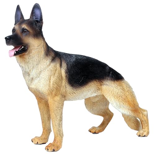 Kalastussaari Deutsche Shepherd -Figur, detaillierte Action -Hundefigur Spielzeug, Plastikhundstatue für Jungens, Mädchen und Kinder Geschenk/7.9x2.4x6,3 Zoll von Kalastussaari