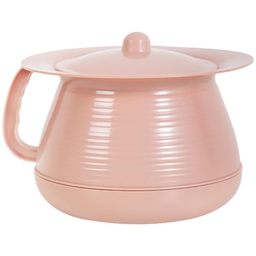 Kalastussaari Chamber Pot 1.5L Tragbarer Urinal Spucke mit Deckel und Griff Hospital Home Spetoon Bettpfanne mit Bürsten Notfallkommode Eimer -Urin -Gerät für Frau und ältere Menschen, Style11 von Kalastussaari