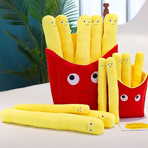 Kalastussaari Emotionale Unterstützung Pommes, französische Brand -Stofftiere, 19,7 Zoll weiche lustige gefüllte Spielzeug -Cartoon -Simulation Pommes Kissen Plüschspielzeugfestival Dekor für Mädchen von Kalastussaari