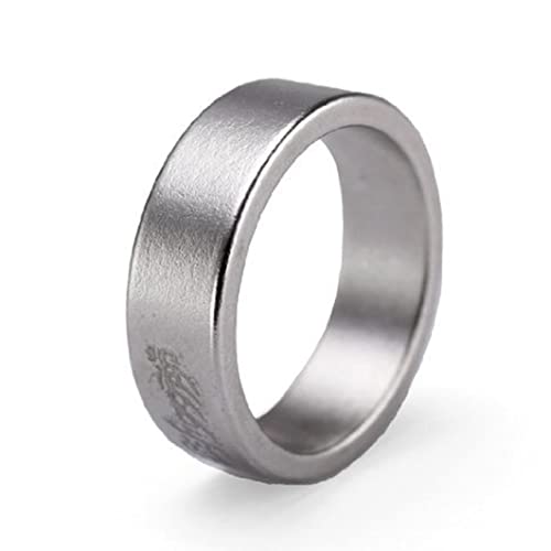 Kalastussaari Fingerring -Münz Finger Magier Trick Requisiten Zeigen Ring für Mann Frau 18 mm Silberne Magier Trick Requisiten von Kalastussaari