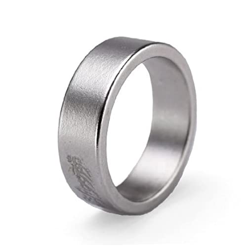 Kalastussaari Fingerringmünze Finger Magier Tricks Props Zeigen Ring für Mann Frau 18mm Silber Finger Ring von Kalastussaari