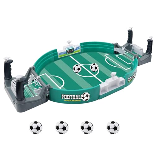 Kalastussaari Fußballtisch Interaktives Spiel mit 6 Mini-Fußbällen Eltern-Kind-Table-Fußball-Bildungsfußball-Tischspiel Desktop-Fußballspiele für Partyversorgungen Fußballtisch Interaktives Spiel von Kalastussaari