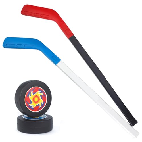 Kalastussaari Kids Hockey Stick und Ball Set, Eishockey, Jugendhockey -Trainingsausrüstung umfasst 2 Sticks und 2 Ballshockey -Set für Innen- und Außenbereich, Training, Spiele, Kindergeschenke von Kalastussaari