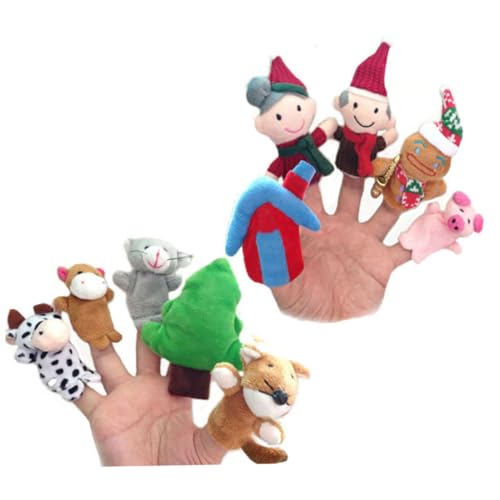 Kalastussaari The Feen Tale Finger Plüschspielzeug süße Pädagogik Fingerpuppe für Geschichten Erzählen Kinder, 10pcs Fingerpuppe von Kalastussaari