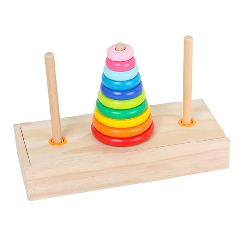 Kalastussaari Turm von Hanoi, hölzerne Kinder Hirnteaser -Rätsel, Regenbogenstapel -Turmblöcke, frühes Bildungslog -Denkes sensorisches Spielzeug für 3 Jahre Geschenk Kalastussaari Turm von Hanoi, hölzerne Kinder Hirnteaser -Rätsel, Regenbogenstapel -Turmblöcke, frühes Bildungslog -Denkes sensorisches Spielzeug für 3 Jahre Geschenk von Kalastussaari