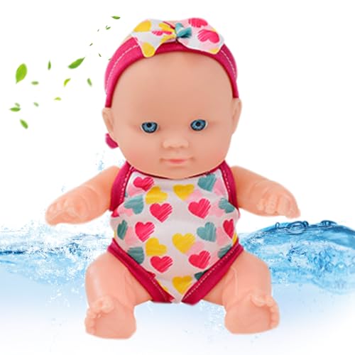 Kalastussaari Wasser Babypuppe Schwimmer Puppe schwimmend Bad Babypuppe mit beweglichen Gelenken abnehmbare Badeanzüge Schwimmen Babypuppen Geschenkstil 2 von Kalastussaari