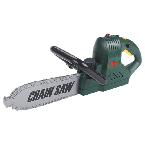 Kids Chainsaw 1: 1 -Skala Realistische Spielzeugkettensägenbatterie Batterie betrieben gefälschte Kettensägen Bildungsberuf, Spiel spielen Abs -Kettensägen -Requisiten, Kindergeschenke, grüne Kettens von Kalastussaari